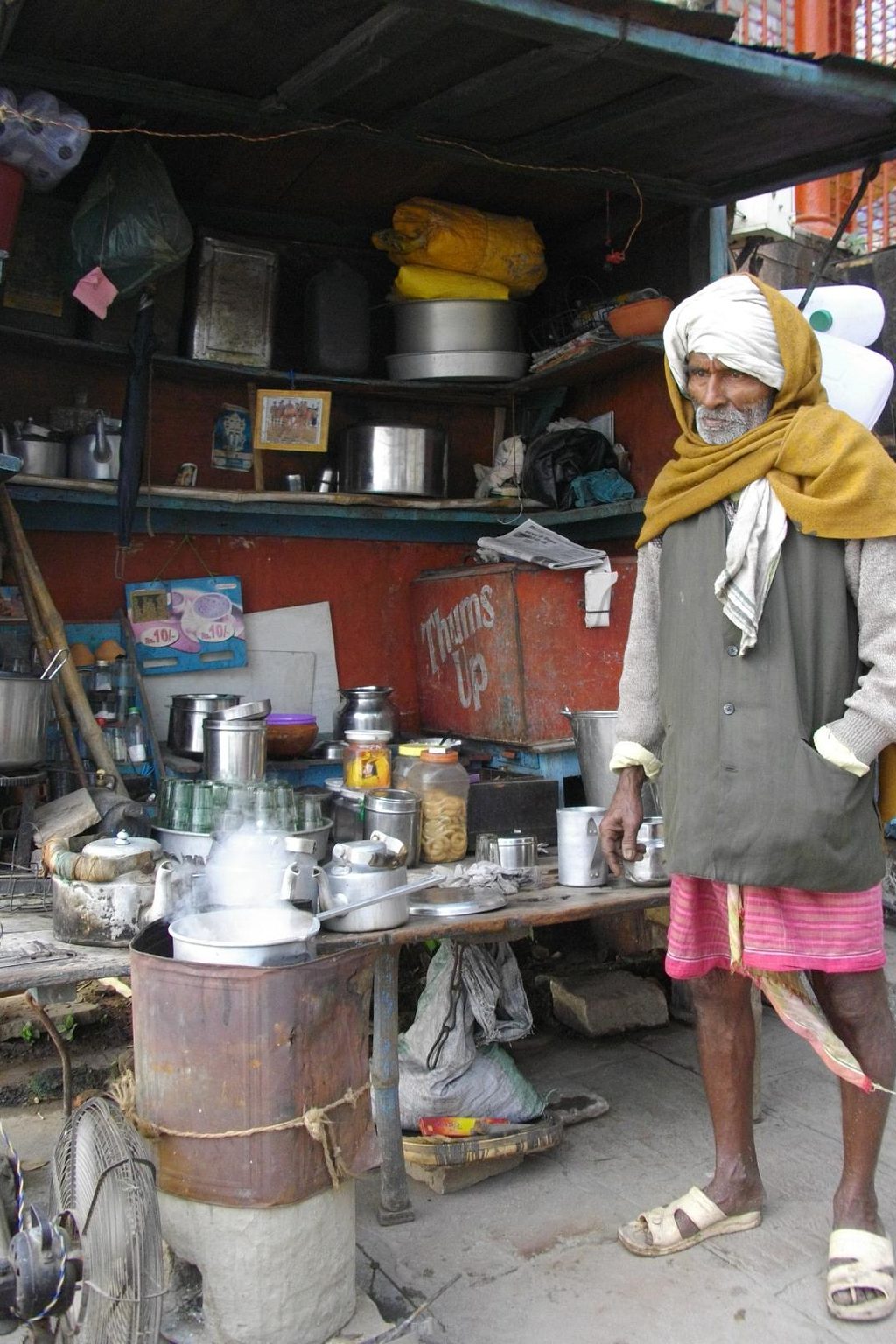 Street tea stall