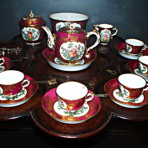Porcelain tea set