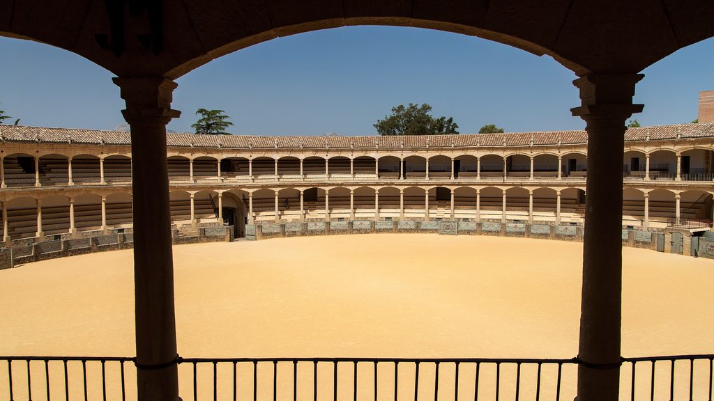 Empty bullring